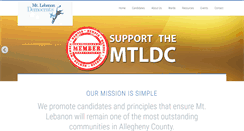 Desktop Screenshot of mtlebanondemocrats.com